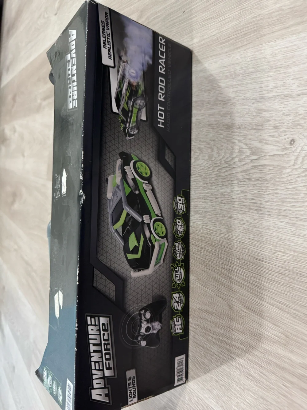 Adventure Force Green & Black Hot Rod Racer Toy Car